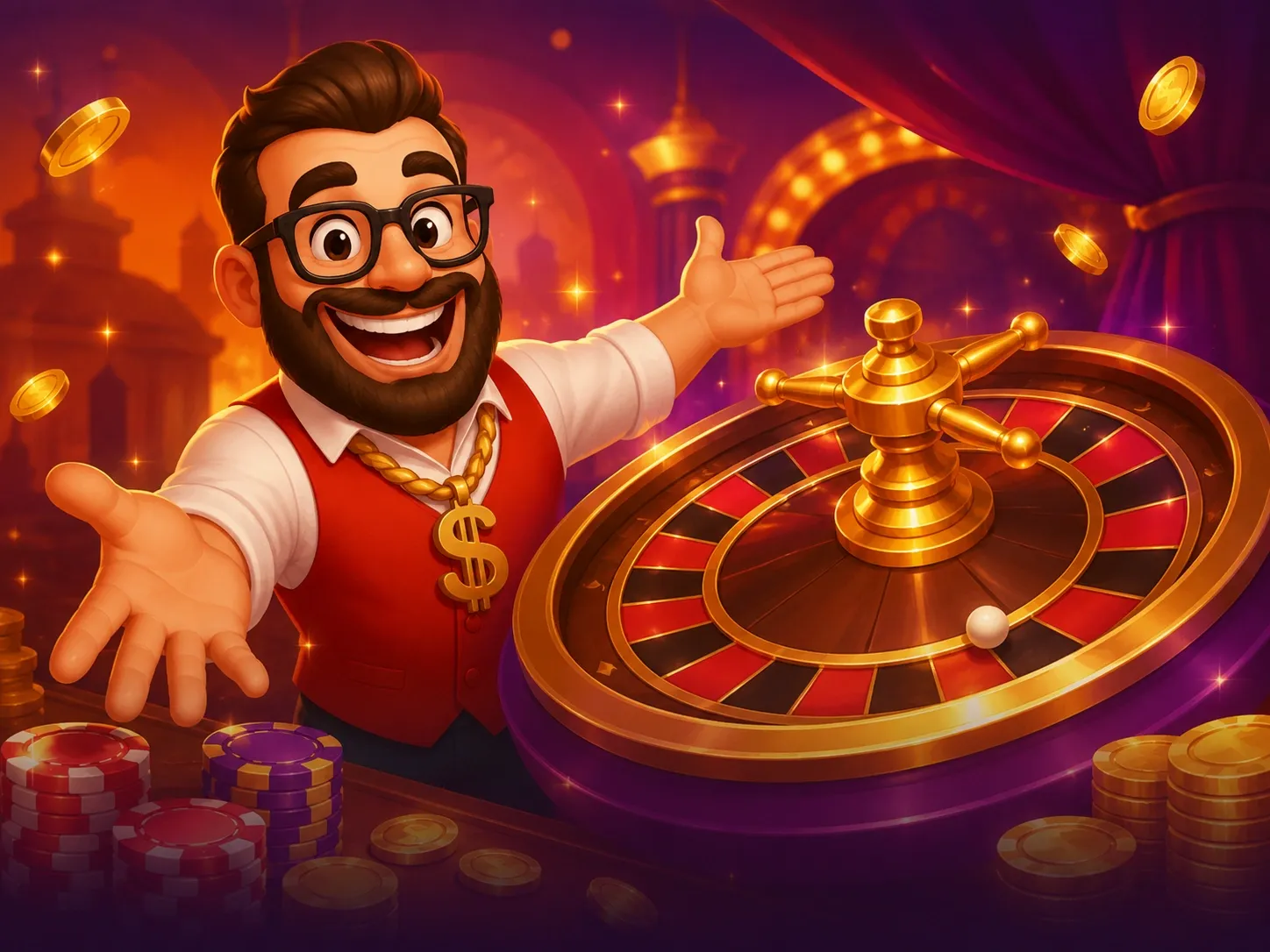 Roulette Ball Fortune Dance